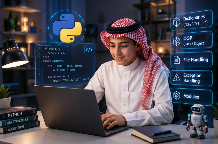 المستوى الثاني لغة Python: احتراف البرمجة وحل المشكلات